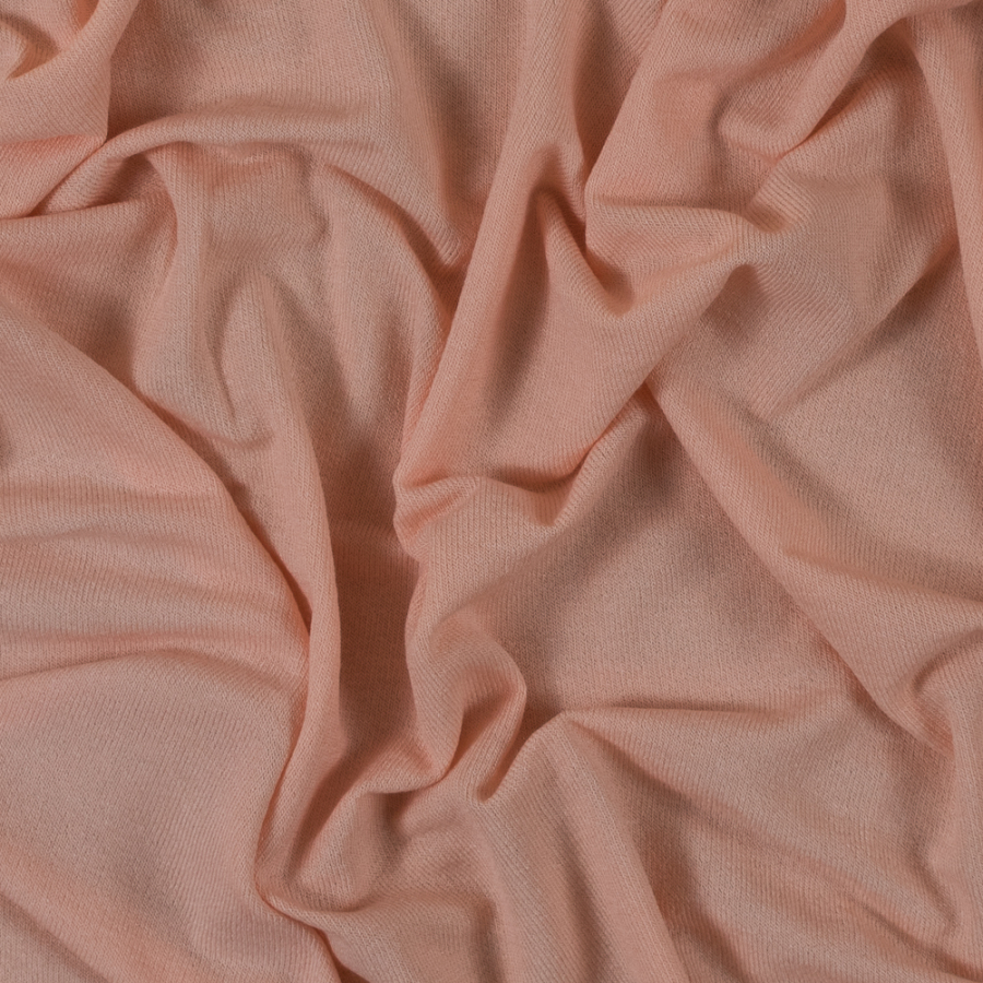 Peach Blended Tissue Weight Stretch Knit | Mood Fabrics