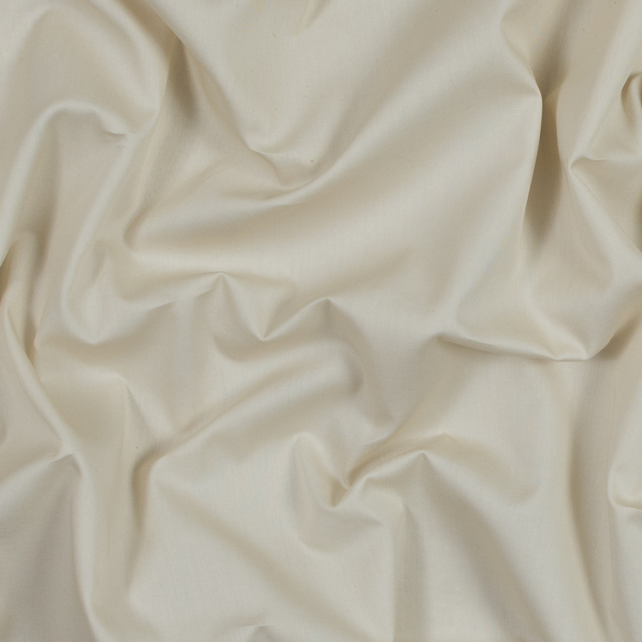 Cloud Cream Cotton Poplin | Mood Fabrics