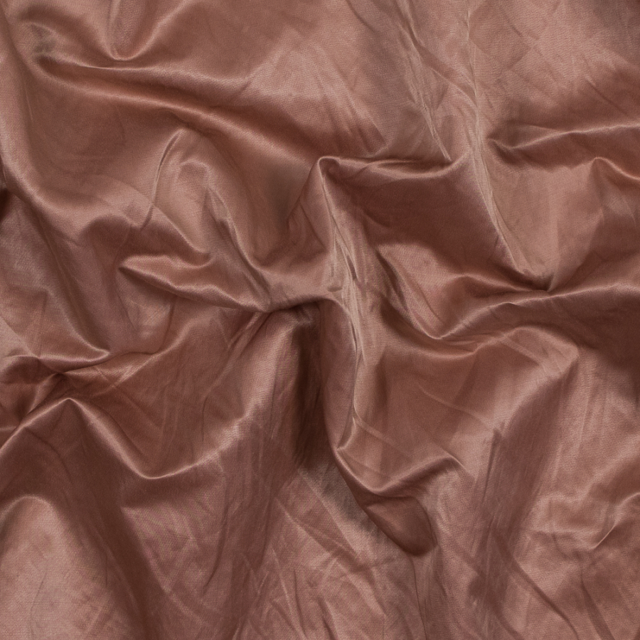Dusty Rose Satin with Cotton Backing | Mood Fabrics