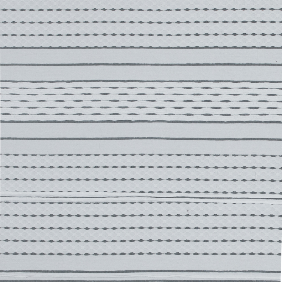 White Novelty Knit Lace | Mood Fabrics