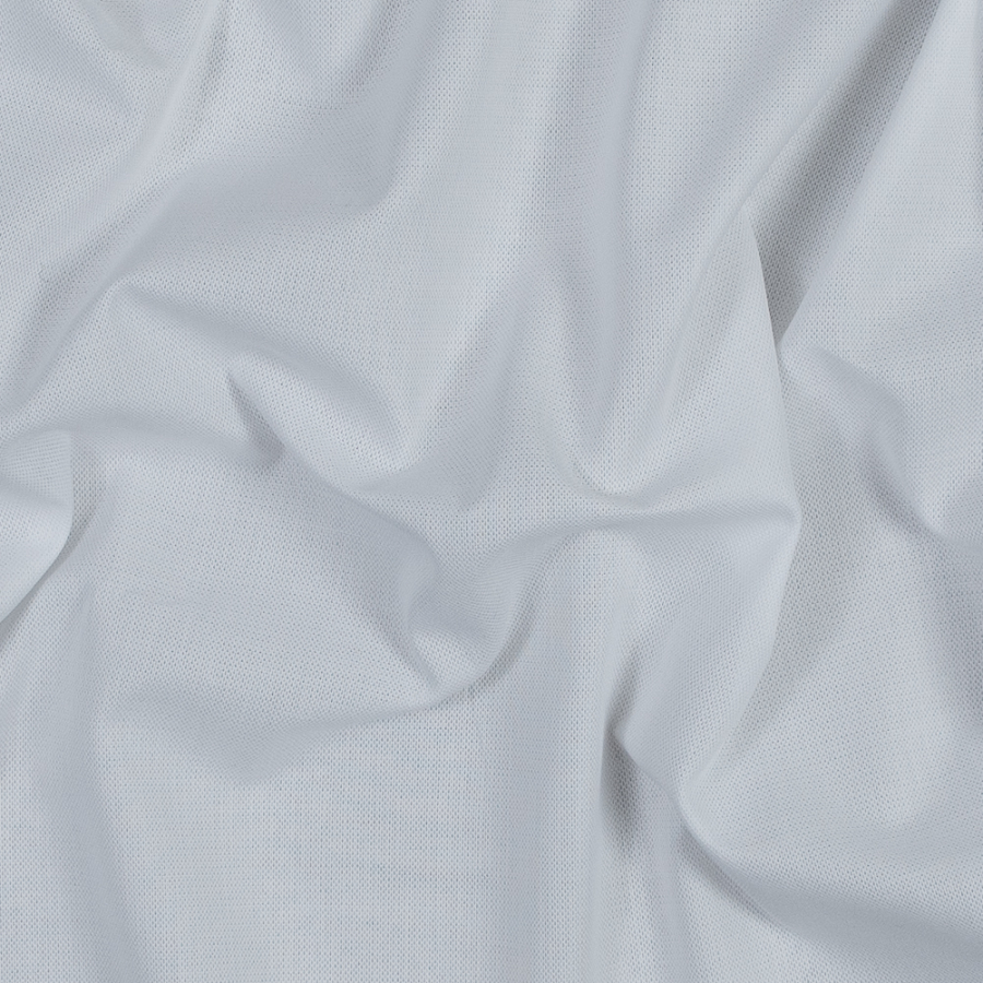 Helmut Lang White Semi-Sheer Cotton Pique | Mood Fabrics