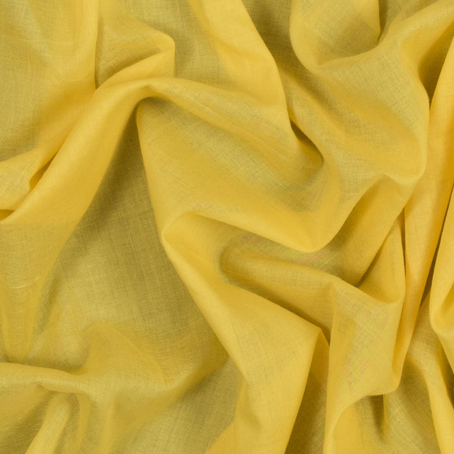 Theory Bottle Pop Yellow Cotton Lawn | Mood Fabrics