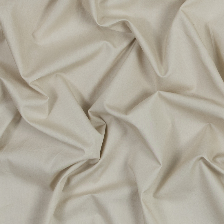 Theory Beige Cotton Shirting | Mood Fabrics