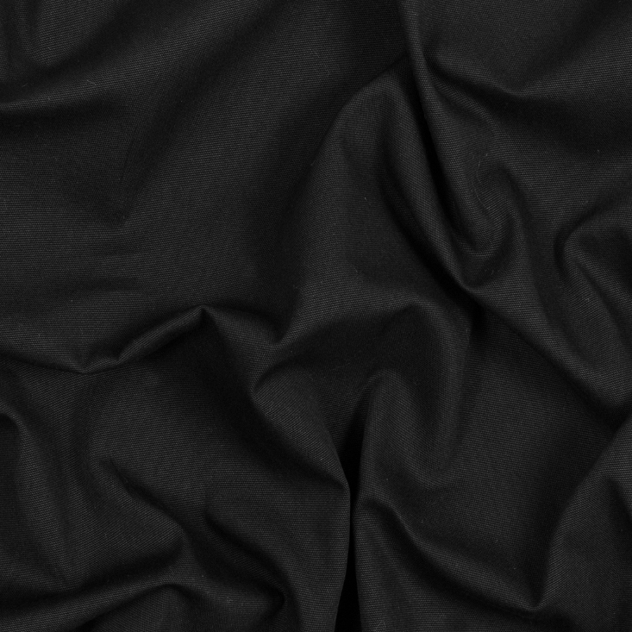 Helmut Lang Black Cotton Canvas | Mood Fabrics