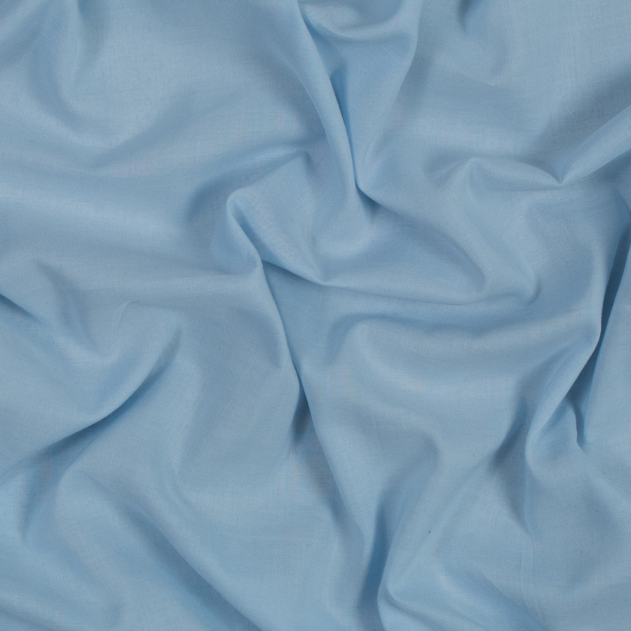 Theory French Blue Viscose and Cotton Lawn | Mood Fabrics