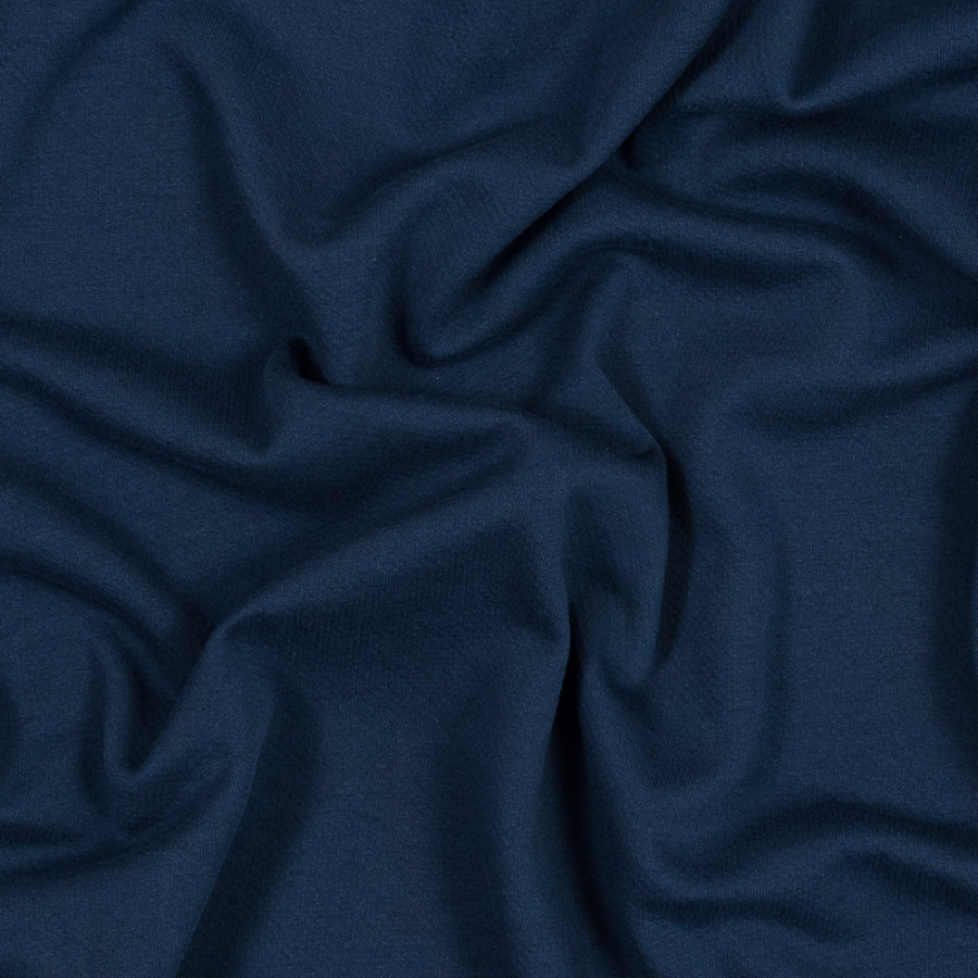 Theory Light Navy Cotton Pique Knit | Mood Fabrics