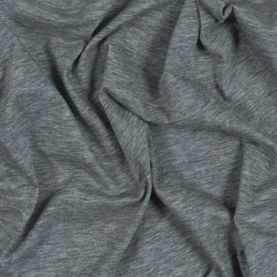 Theory Light Heathered Gray Pima Cotton Jersey | Mood Fabrics