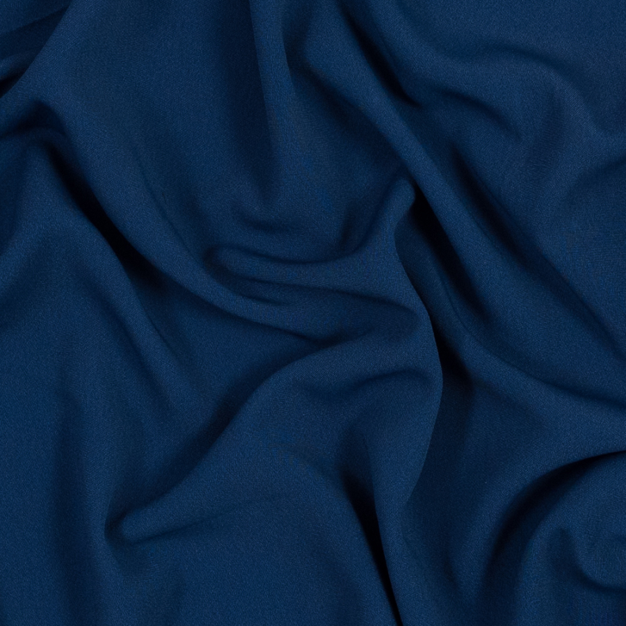 Theory Acid Blue Stretch Blended Twill | Mood Fabrics