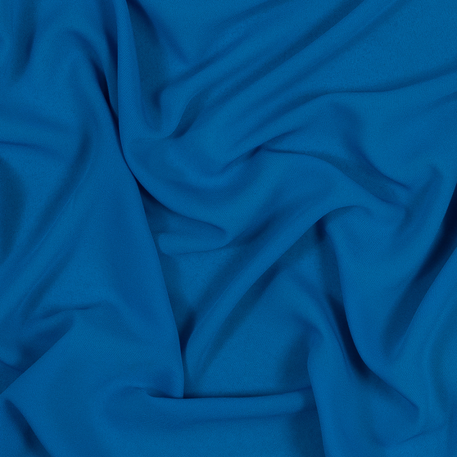 Theory Marina Blue Polyester Chiffon | Mood Fabrics