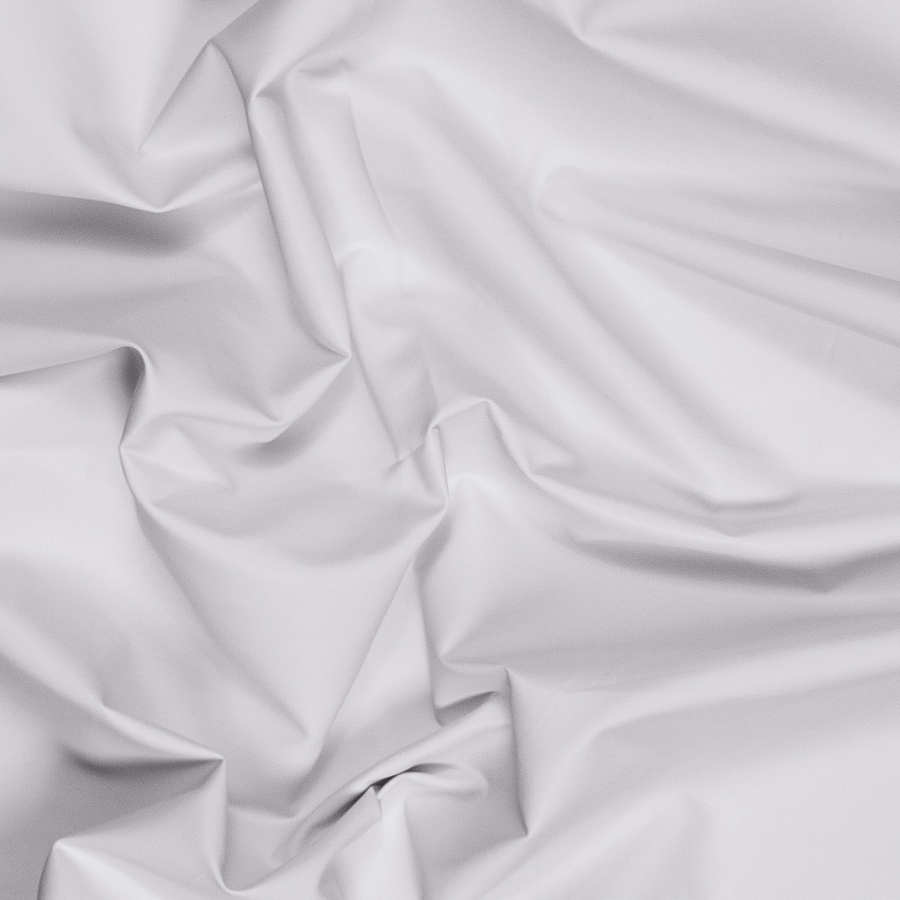 White Faux Suede Backed Faux Leather | Mood Fabrics