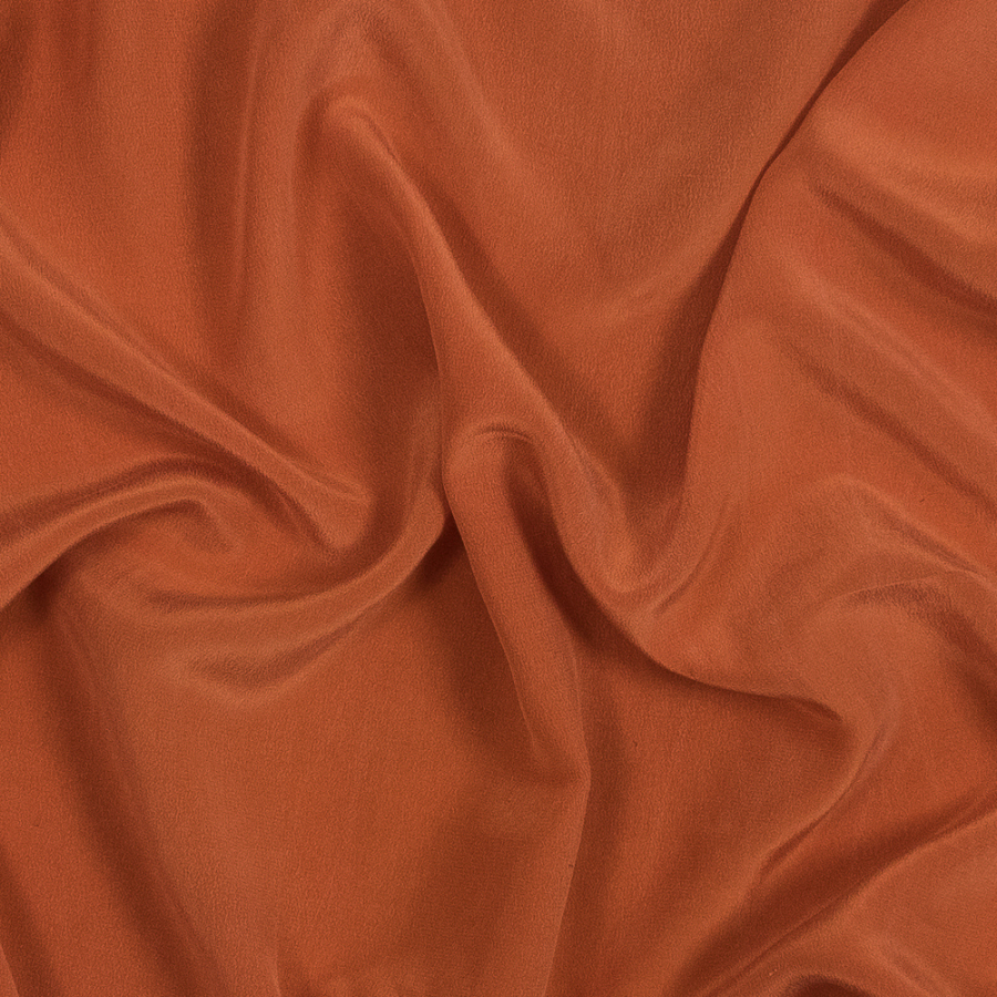 Orange Washed Silk | Mood Fabrics