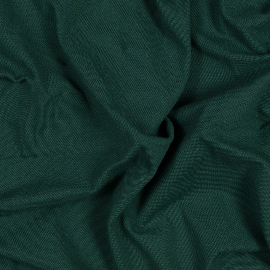 Hunter Green Cotton Knit Pique | Mood Fabrics