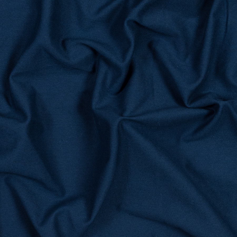 Navy Cotton Knit Pique | Mood Fabrics