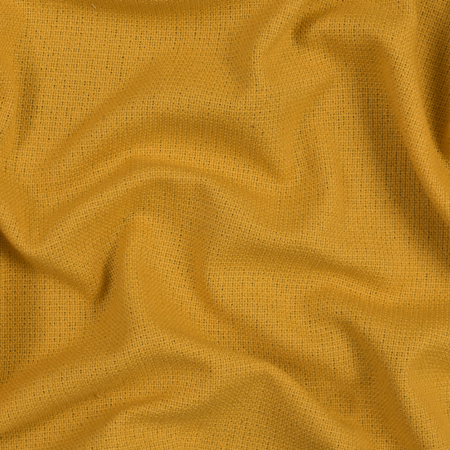 Golden Glow Woven Wool Blend | Mood Fabrics