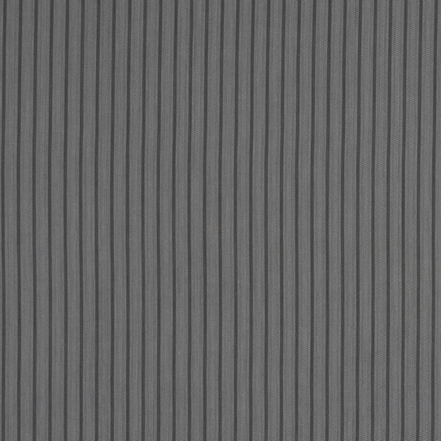 Gray Striped Cotton Shirting | Mood Fabrics