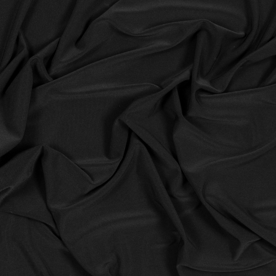 Black Heavy Matte Jersey | Mood Fabrics