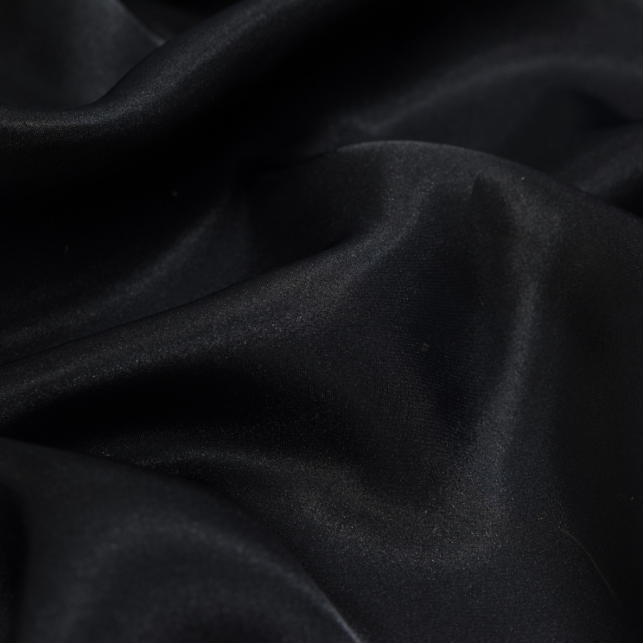 Black Billowy Viscose and Poly Organza - Web Archived