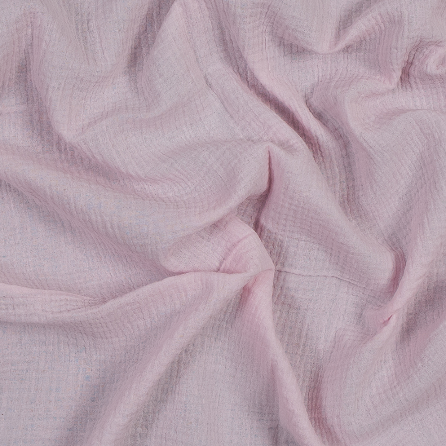 Baby Pink Double Cotton Gauze | Mood Fabrics