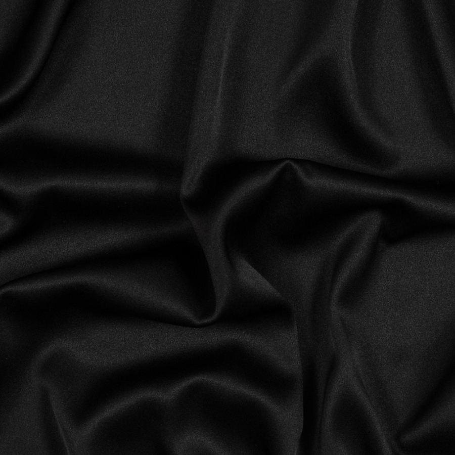 Black Acetate Crepe Back Satin | Mood Fabrics