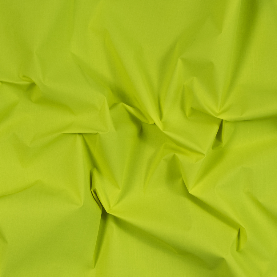 Neon Yellow Cotton-Backed Reflective Fabric | Mood Fabrics