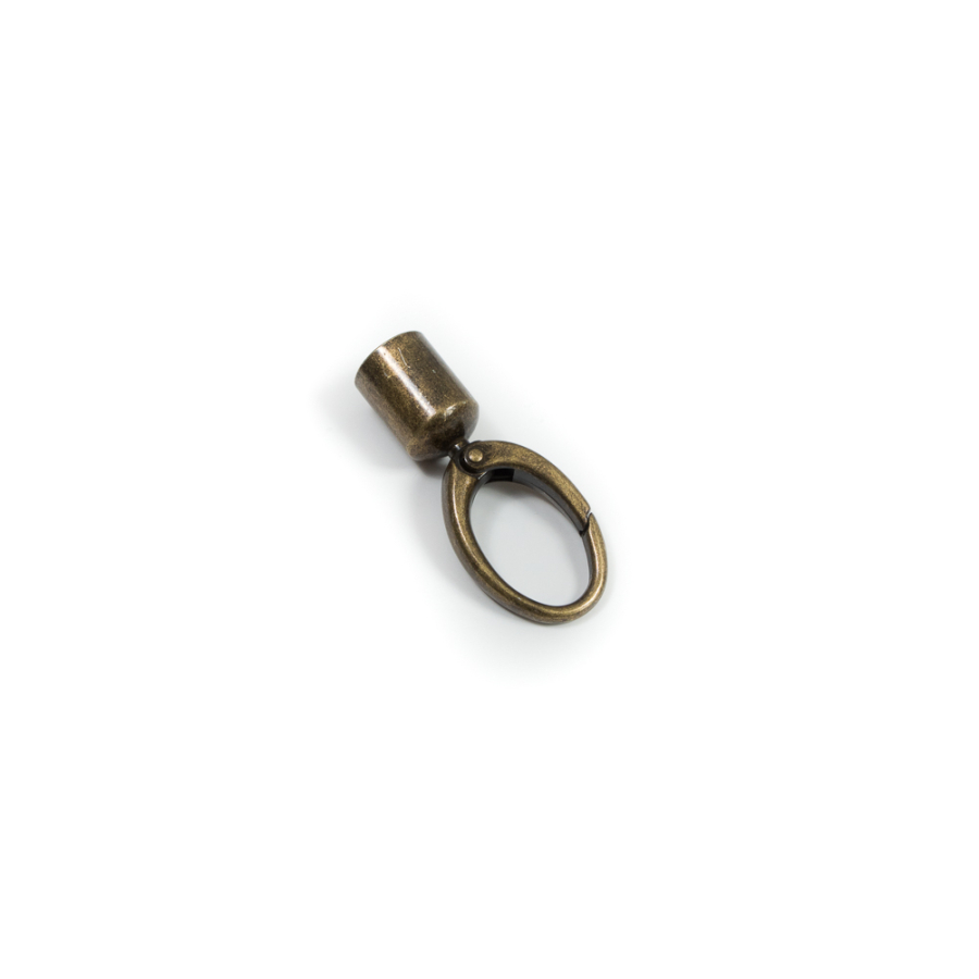 Realeather Brass Tassel Topper Key Chain | Mood Fabrics