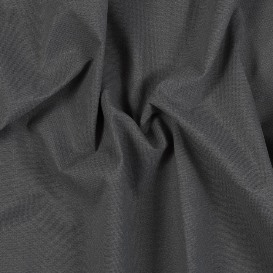Jason Wu Granite Gray Fusible Woven Cotton Stiffener | Mood Fabrics