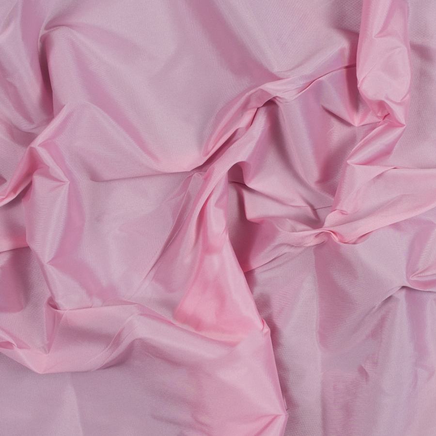 Pink Plain Dyed Polyester Taffeta | Mood Fabrics