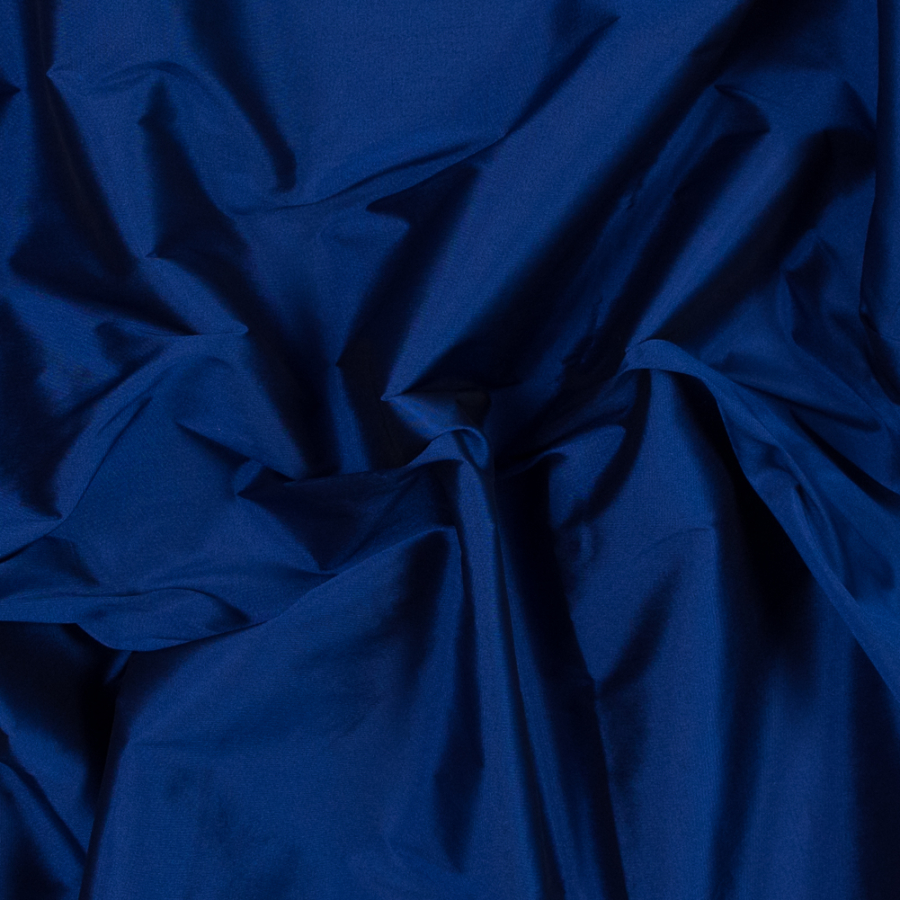 Royal Blue Plain Dyed Polyester Taffeta | Mood Fabrics