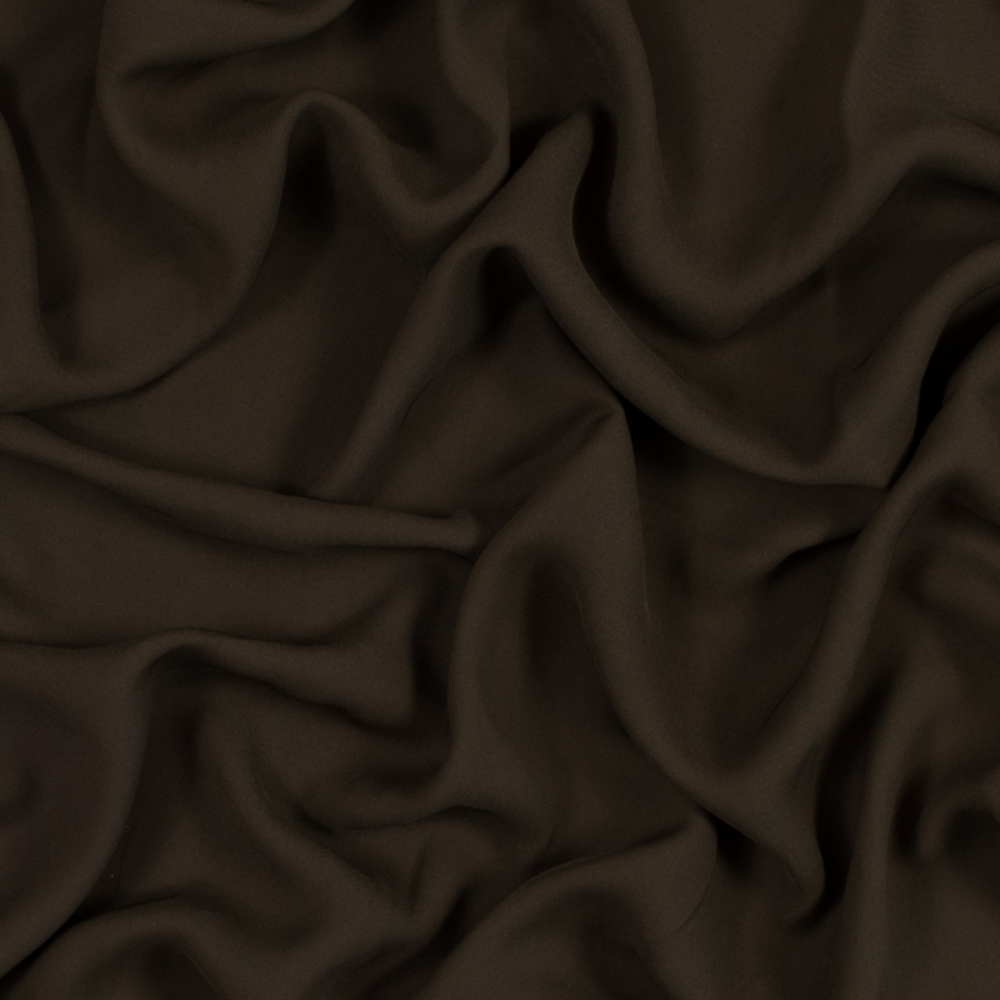 Olive Brown Rayon Crepe | Mood Fabrics