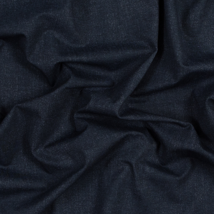 Denim Printed Ponte Knit | Mood Fabrics