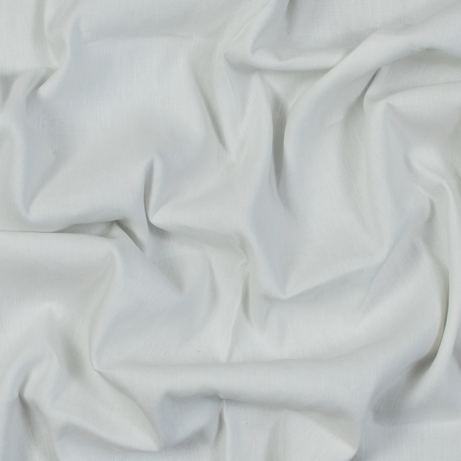 Asturias Ivory Stretch Linen Woven | Mood Fabrics