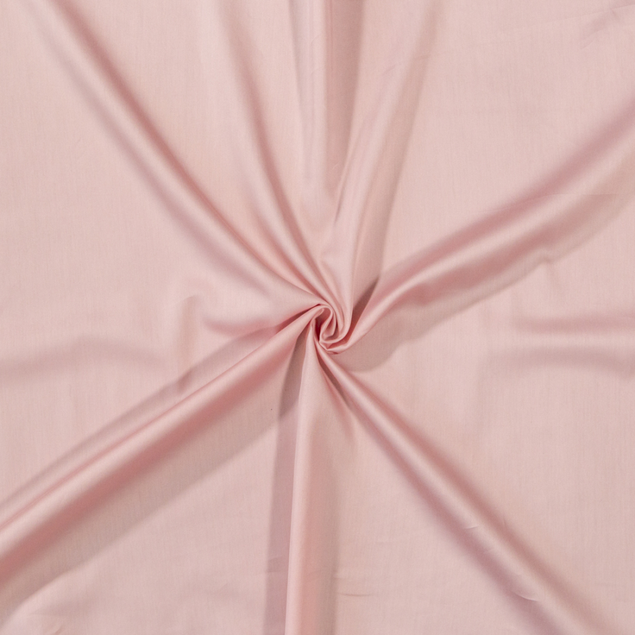 Ravello Dusty Rose Mercerized Organic Cotton Shirting | Mood Fabrics
