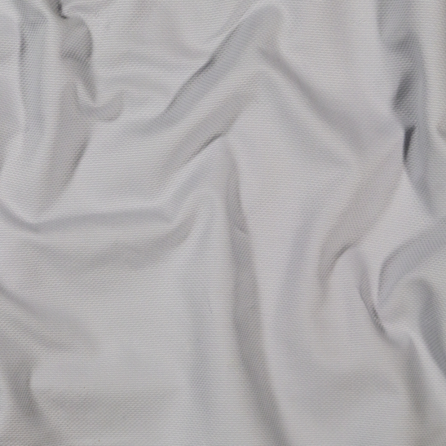 Otranto Gray Birdseye Organic Cotton Pique | Mood Fabrics