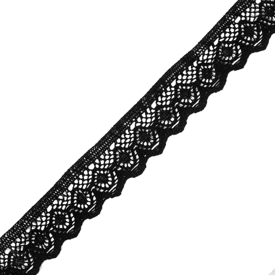 Black Crochet Lace Trim - 1.75 | Mood Fabrics