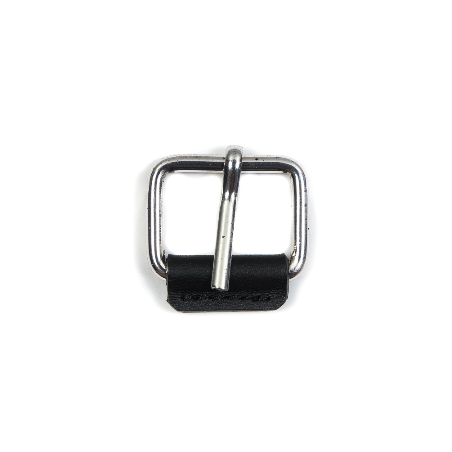 Silver Metal Buckle with Prong - 1 x 1 | Mood Fabrics
