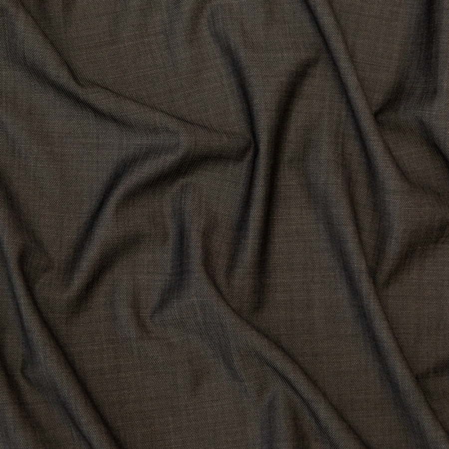 Theory Gray Virgin Wool Suiting with Dobby Weave | Mood Fabrics