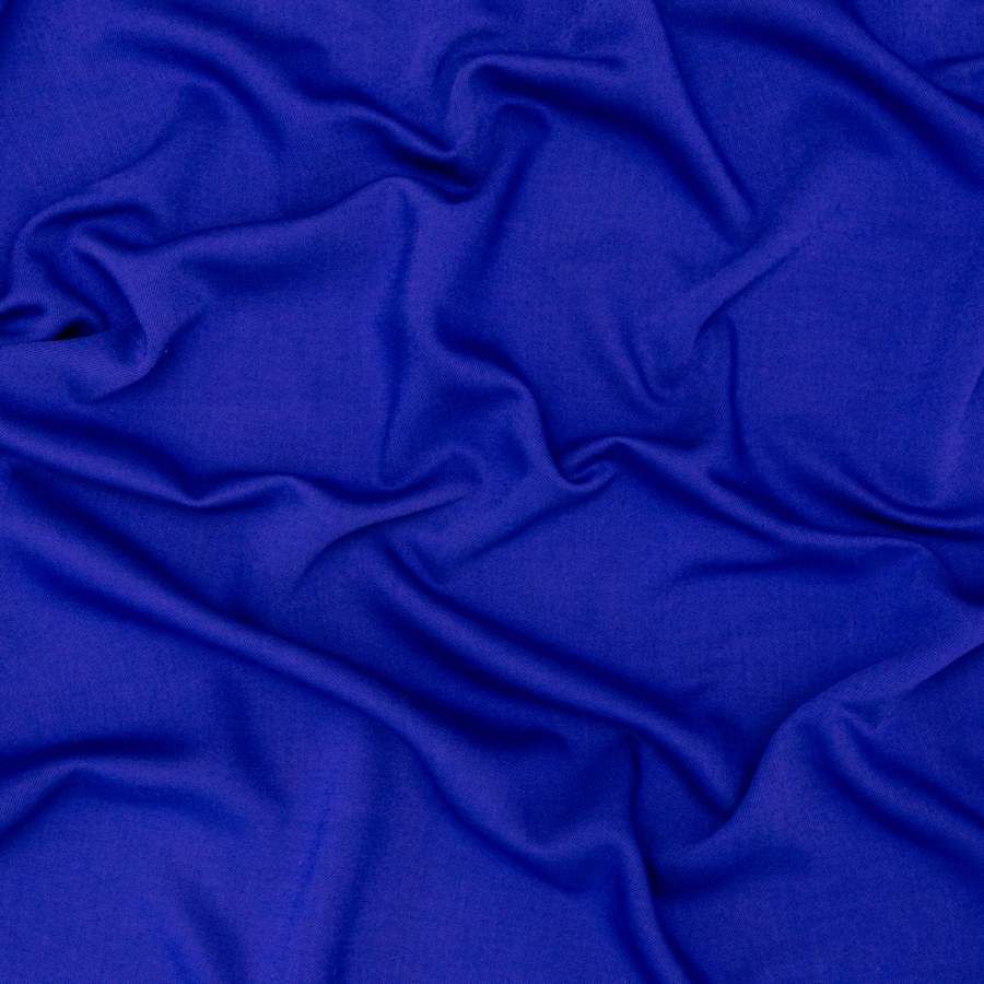 Royal Blue Stretch Wool Twill | Mood Fabrics