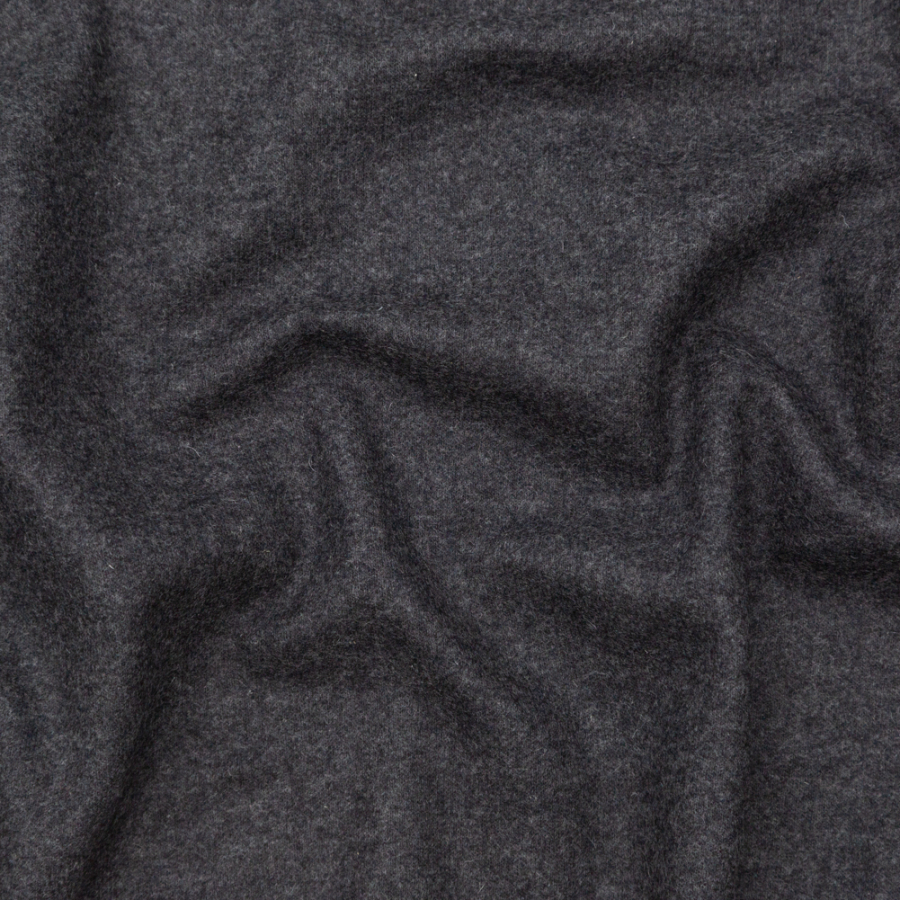 Rag & Bone Heather Charcoal and Black Wool Double Knit | Mood Fabrics