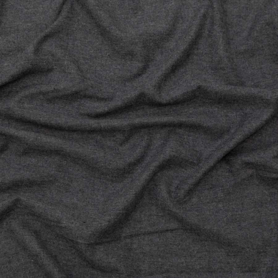 Rag & Bone Brushed Heathered Gray Cotton Twill | Mood Fabrics