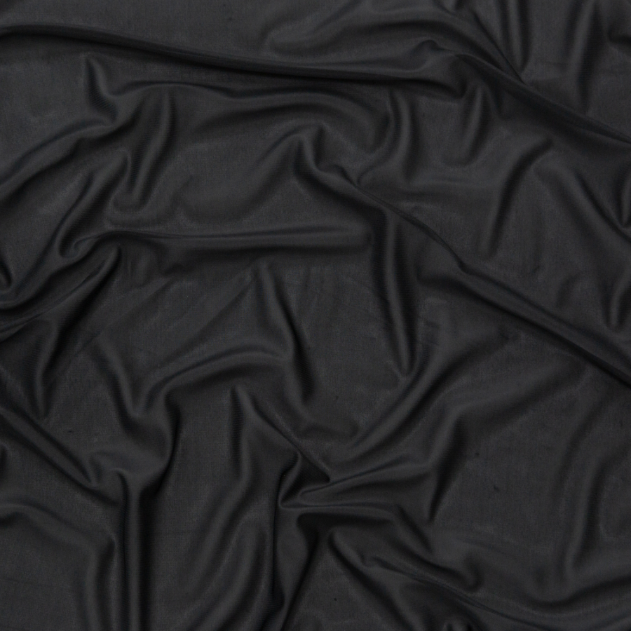 Rag & Bone Black Smooth Sheer Tricot Knit | Mood Fabrics