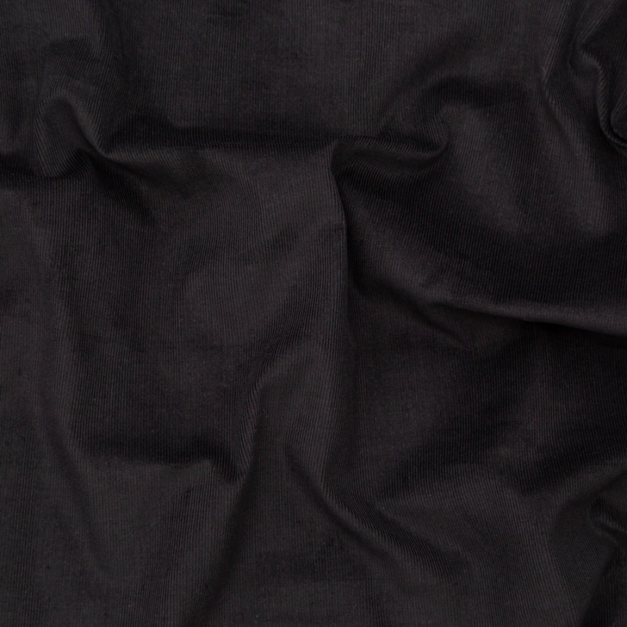 Rag & Bone Black Cotton Corduroy | Mood Fabrics