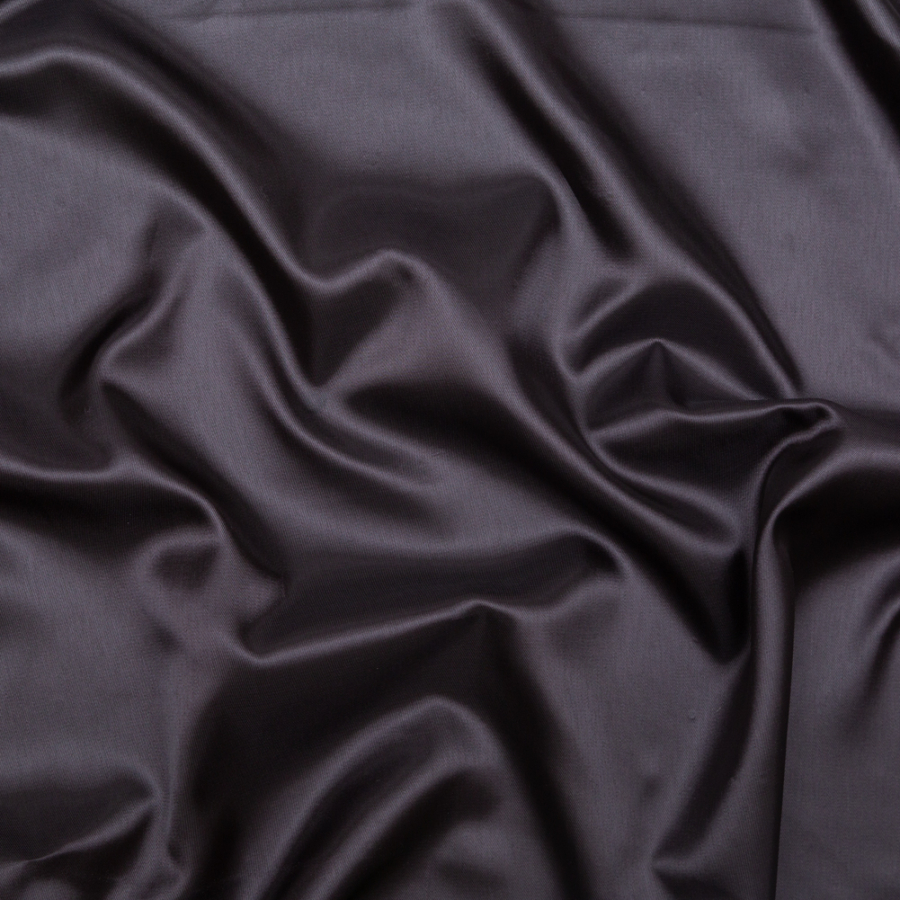 Granada Black Twill Acetate Lining | Mood Fabrics