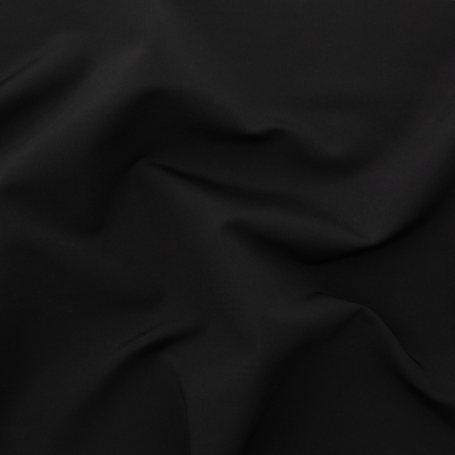 Rag & Bone Black Stretch Rayon Double Knit | Mood Fabrics