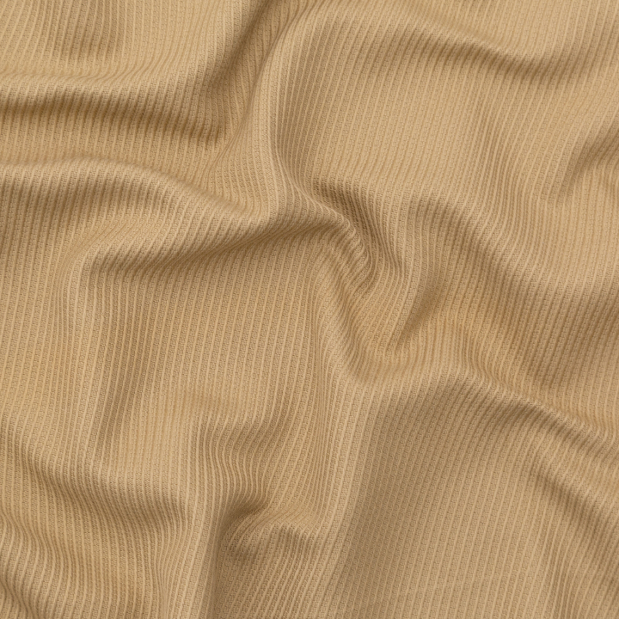 Italian Sand Heavy Duty Cotton Cavalry Twill | Mood Fabrics