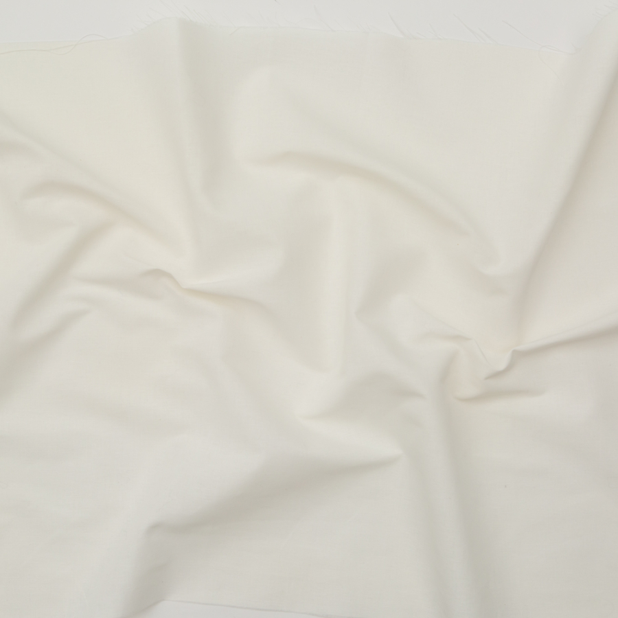 Ralph Lauren Antique White Cotton Canvas Stiffener | Mood Fabrics