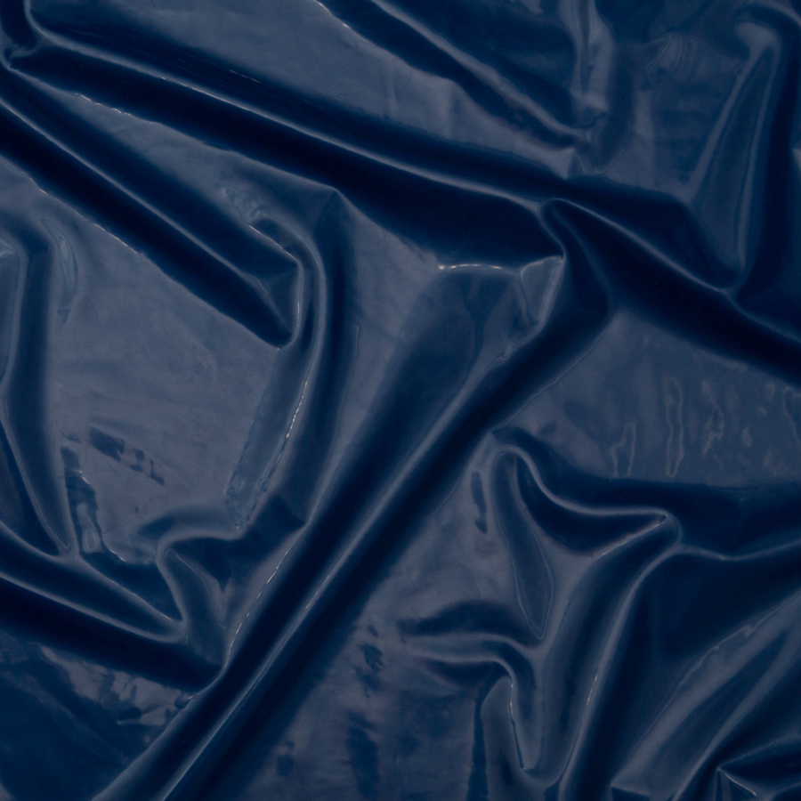 Nightshade Blue Premium Stretch Latex - 0.25mm Thick | Mood Fabrics