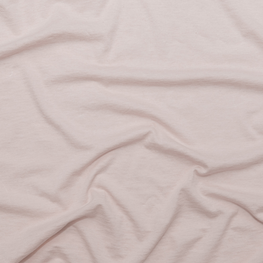 Peach Blush Cotton and Cashmere Blended Lightweight Jersey | Mood Fabrics