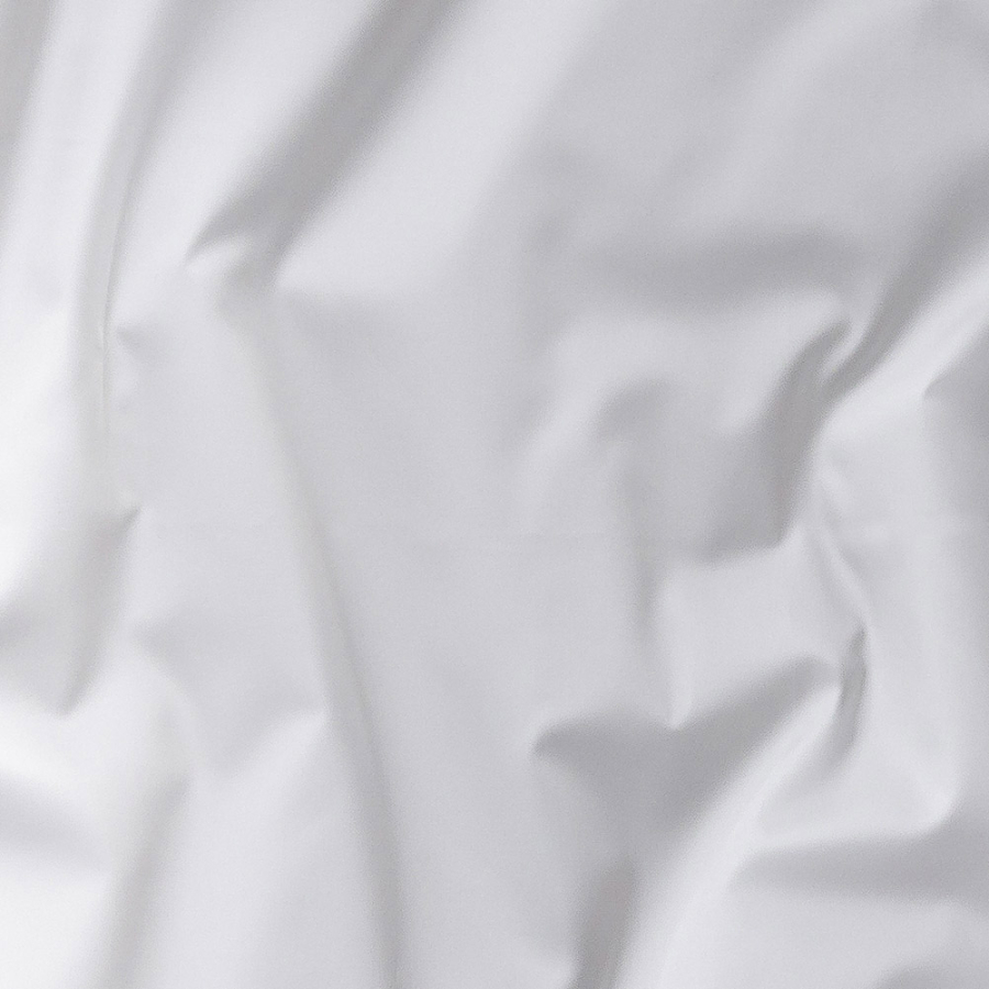 Premium White Single-Ply Cotton Shirting | Mood Fabrics