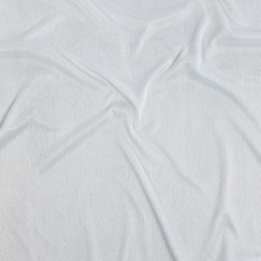 Premium Luca White Polyester Pongee Knit Lining | Mood Fabrics