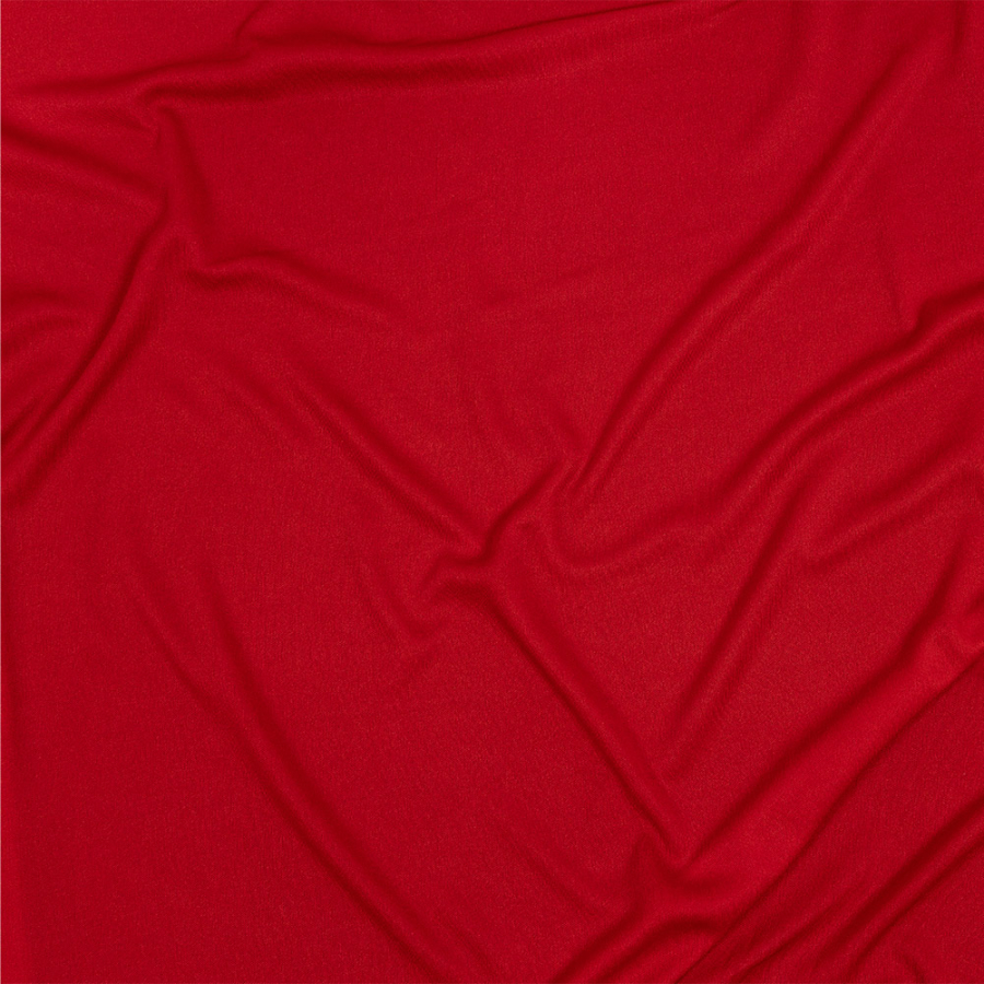 Premium Luca Red Polyester Pongee Knit Lining | Mood Fabrics